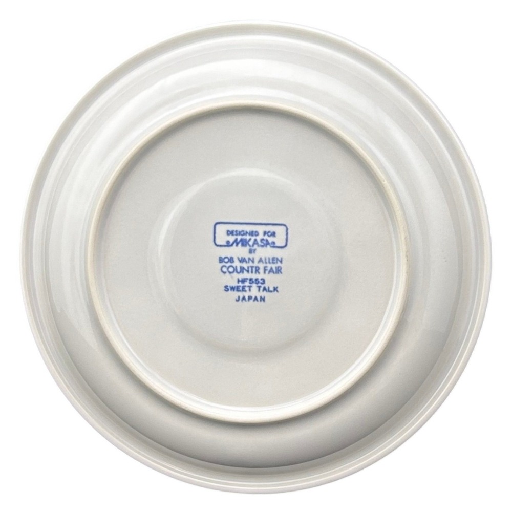 MIKASA Country Fair Sweet Talk Saucer HF553 Retired Japan - Picture 3 of 5